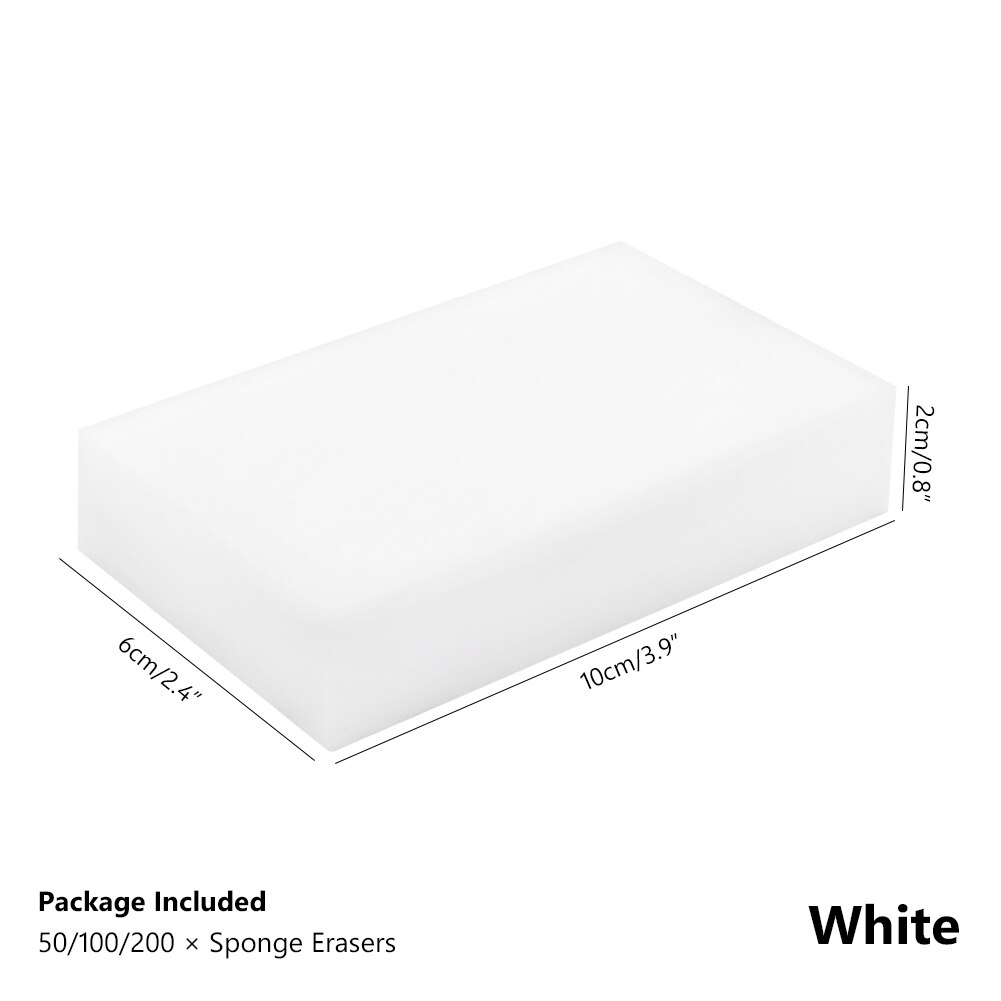 50/100 pièces magique éponge mélamine gomme maison Nano propre fournisseur ménage cuisine gomme plat lavage mélamine propre