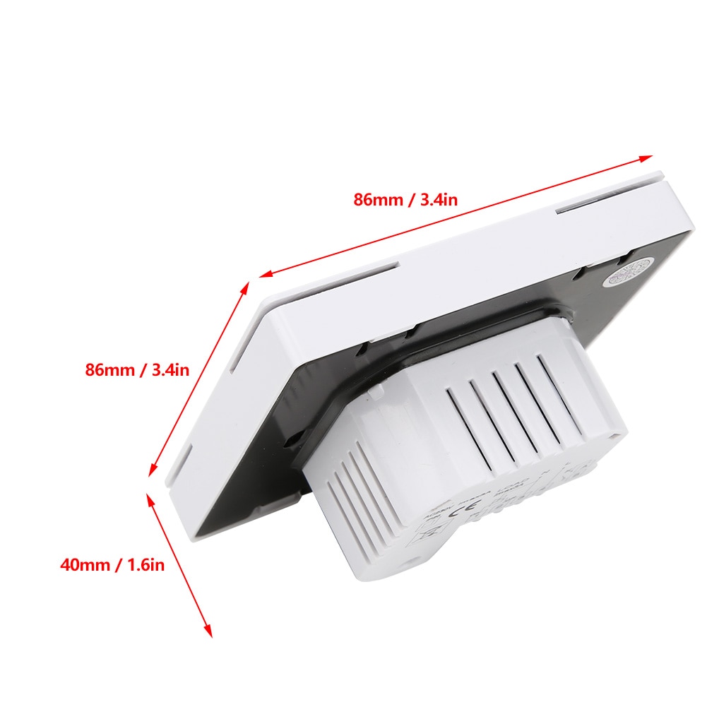 Household Digital LCD Programmable Thermostat Electric Heating Thermostat Temperature Controller
