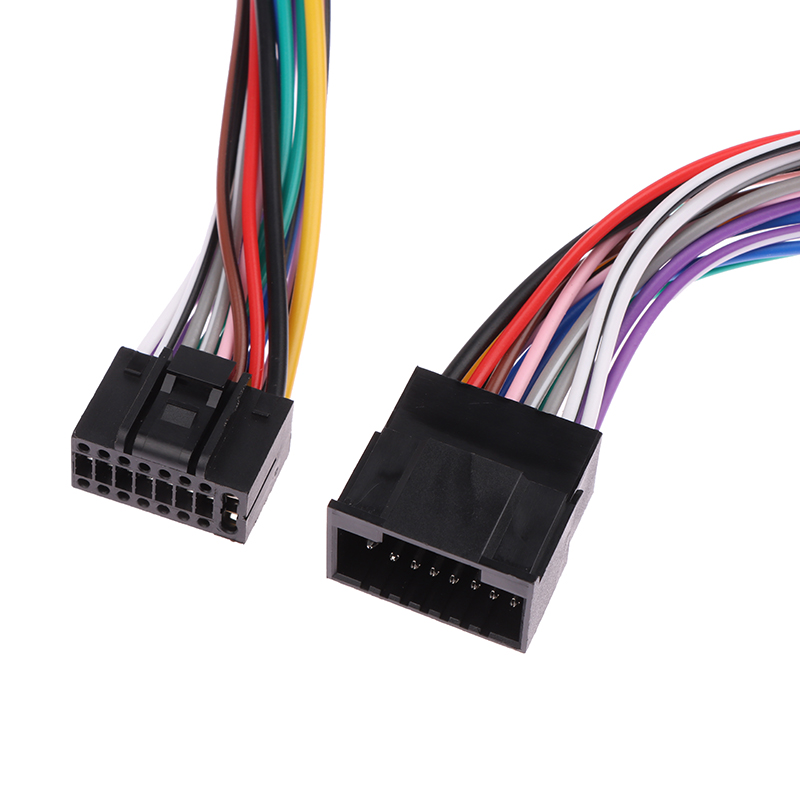 Kits universels de faisceau de câbles ISO pour autoradio, 16 broches, Extension ACC pour parler de puissance, câble adaptateur de 60cm pour lecteur Android