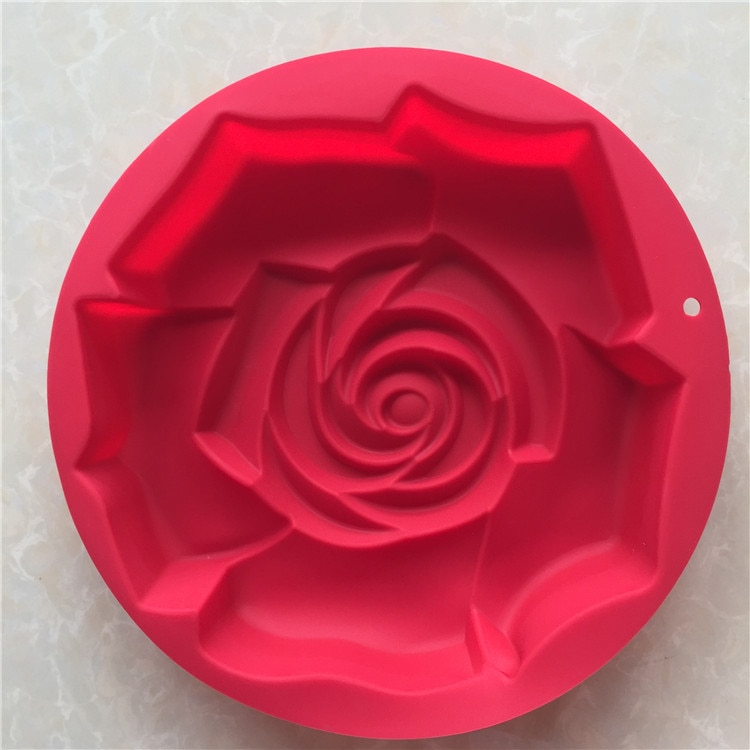 Rose Bloem Cakevorm Pan, Siliconen Bakvorm voor Verjaardag Cake, Muffin, Brood, Taart, flan, Taart, Mousse, Cheesecake