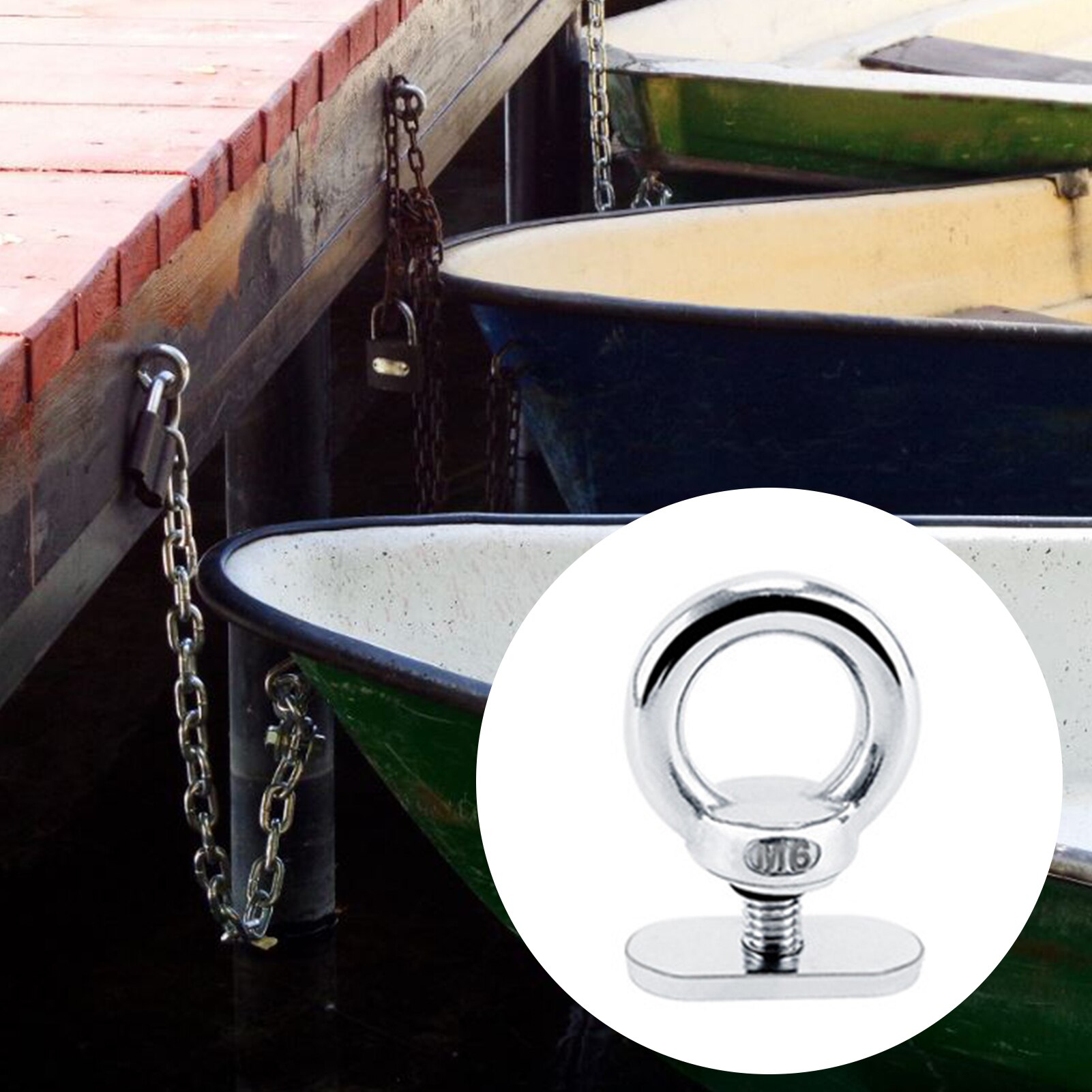 Track Mount Stropdas Multifunctionele Anti-Roest Kajak Accessoires Roestvrij Staal Materiaal Voorkomen Roest Zelfs In Zout Water Omgeving