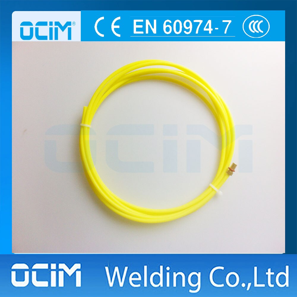 MIG mag TFL Fodera 1.2-1.6mm Filo di Saldatura Euro Connettori 5m di colore Giallo