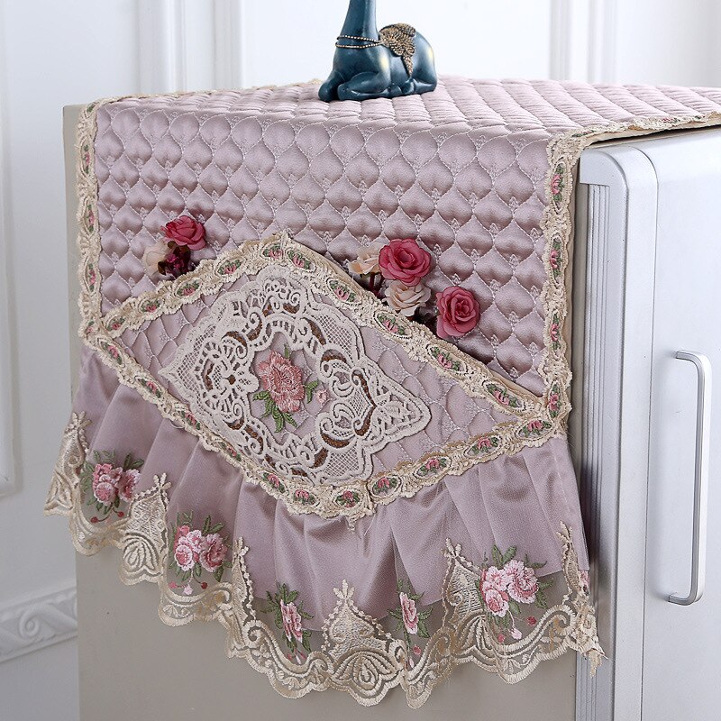 High End Refrigerator Covers Home Decoration Luxury Fridge Cover Refrigerator Dustproof Covers