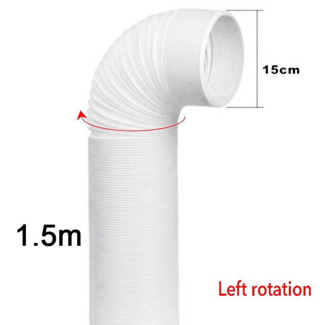 3m/4m/5.6m Window AirLock Seal Plate Air Conditioner Cover Soft Baffle Window Seal For All Mobile Air Conditioning Units: 1.5m X 15cm pipe