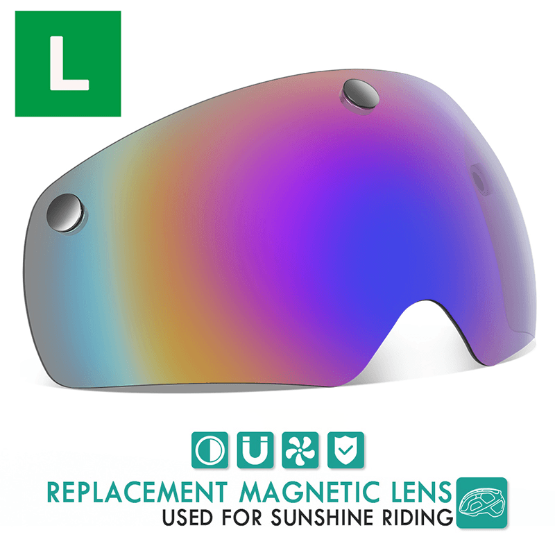 VICTGOAL Bike Helmet Photochromic Lens Magnetic Lenses Bicycle Polarized Goggles Sports Sunproof Glasses MTB Cycling Accessories: SKY BLUE