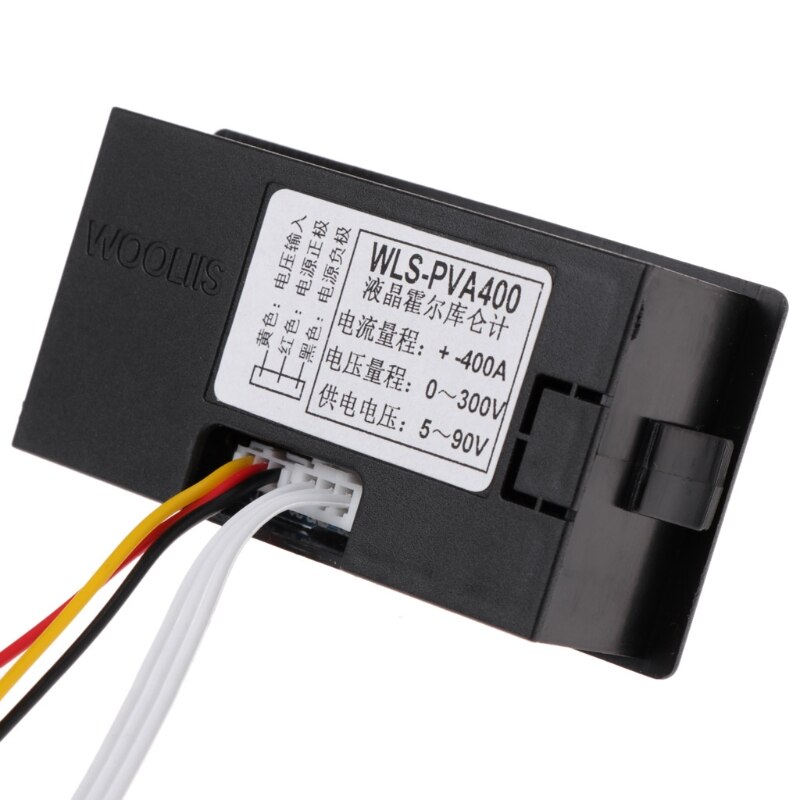 DC 300V 100A 200A 400A digital Voltmeter Ammeter Battery Capacity coulometer Power electricity watt-hour meter With Hall sensor