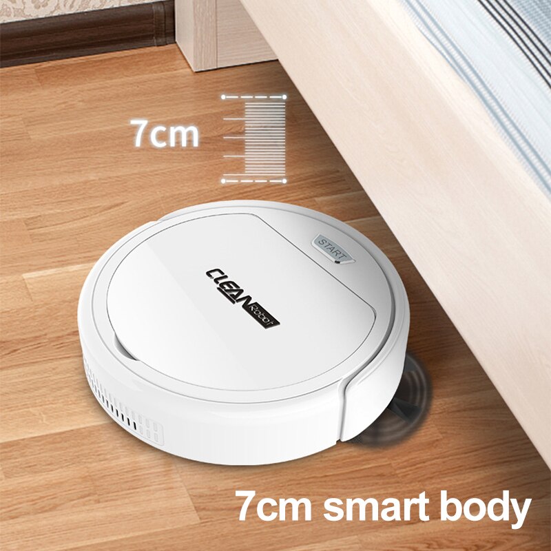 3 In 1 Roboter Staubsauger USB Aufladbare Smart Kehr Roboter Automatische Kehrmaschine Wischen Trocken Nass Hause Boden Reinigung Maschine