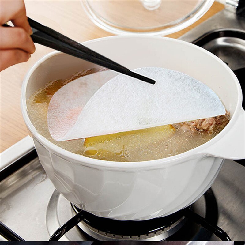12- pakke familie køkken suppe bagning grill blotting papir slagterpapir oliefilter høj resistent temperatur mere sundere