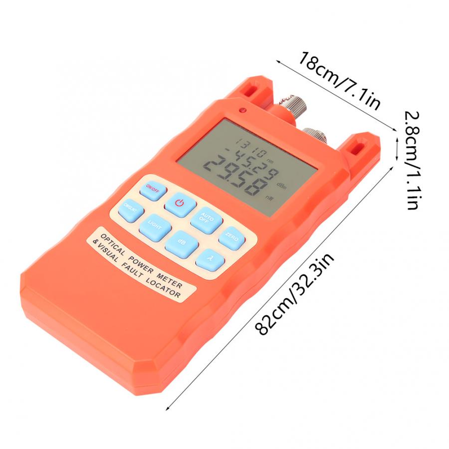 Portable All in All Fiber Optical Power Meter Visual Fault Locator Fiber Optic Cable Tester Handheld Fiber Optical Power Meter