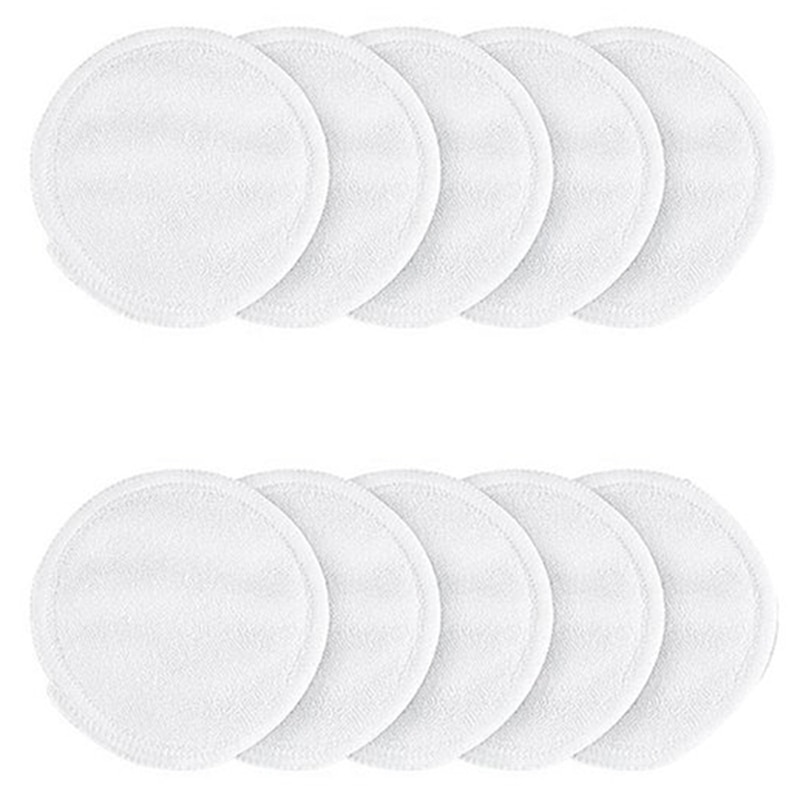 21 Lingettes Lavables En Coton Doublé Microfibre - Réutilisables, Multicolores - Neuf