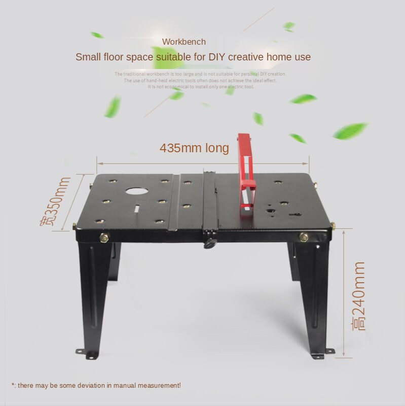 Multifunctionele Houtbewerking Tafel/Elektrische Cirkelzaag Flip Zag Tafel/Draagbare Thuis Kleine Theater Rolwagen