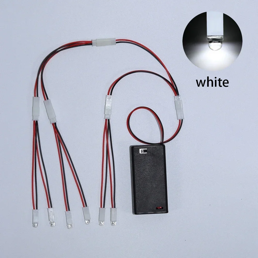 LED Lamp Beads Small Night Light No. 5 Battery Small Bulb DIY Model Light: Gold