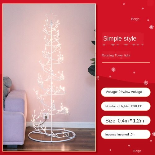 Kerst Decoratie Ins Nordic Kerstboom Woninginrichting Kerst Verlichting Scene Layout Led Licht Boom Meubels: 1.2m simplicity