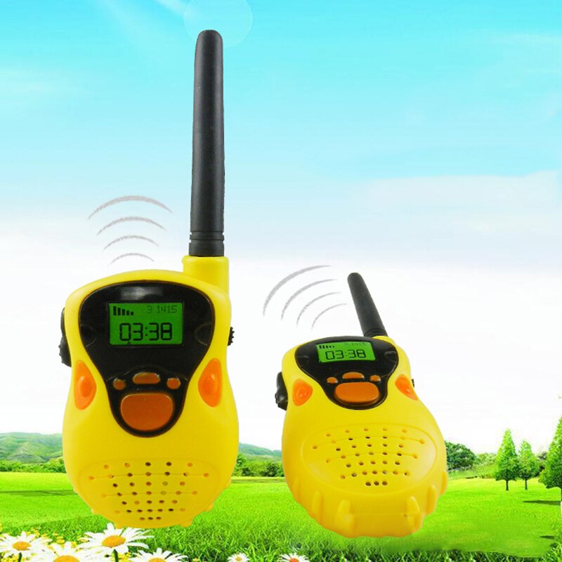2 Stuks 1 Paar Walkie Talkies Speelgoed Mini Handheld Draagbare Kinderen Walkie Talkie Radio Outdoor Interphone Speelgoed Voor Kinderen