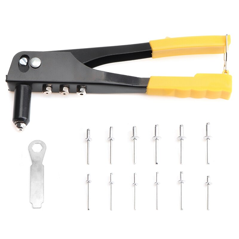 Heavy Duty Rivet Sets, Rivet Tools and 380 Piece Blind Rivet Assortment Kits Hand Tools Rivet Nut Tools