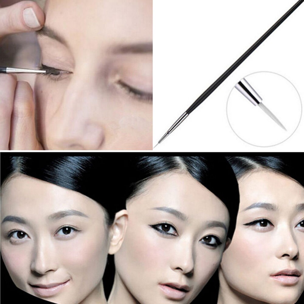 Brocha delineadora de ojos oblicua para mujer, 1 unidad, maquillaje, delineador de ojos, herramientas