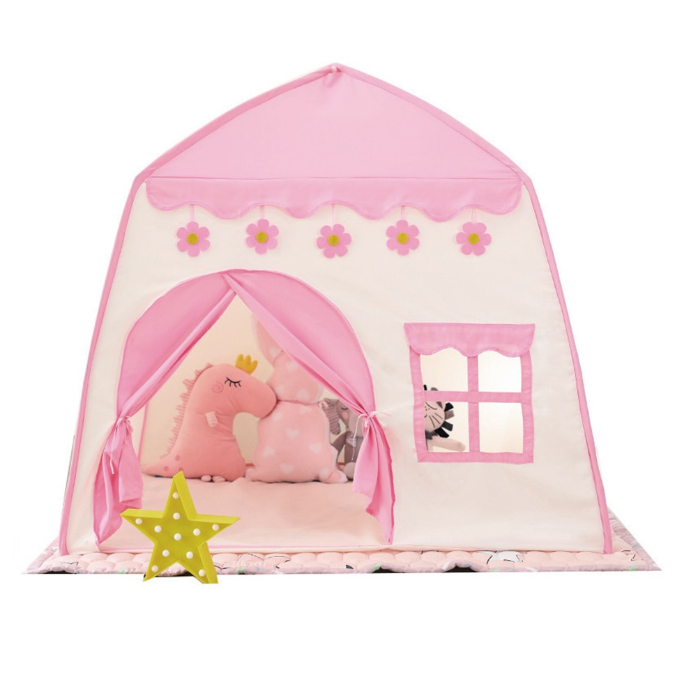 Indoor Outdoor Polyester Mooie Play Tent Draagbare Kinderen Speelhuisje Kinderen Verbeelding Spel Grote Prinses Kasteel