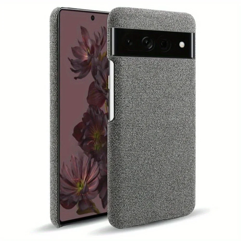 Stoff fallen Für Google Pixel 9 Profi 8 7A 6 6Profi 6A fallen Tuch Textur passen Telefon fallen Abdeckung für Pixel 9 7Profi 6A 6 Profi Funda Capa