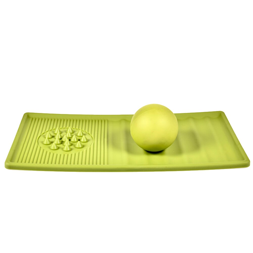 Yoga Massage Cushion Ball Stress Pain Relaxation Mat Fitness Neck Foot Relieve for Household Yoga Sporting Ornaments: Green