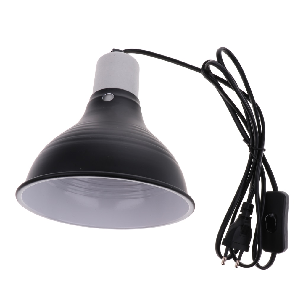 Lampe chauffante céramique UVA UVB | E27 Pet, lampe chauffante, support de la lampe, prise ue