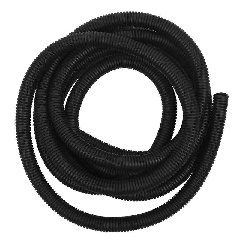 5 M 16.4ft Flexibele Geïsoleerde Zwart Polyethyleen Gegolfde Buis Tuinslang 25mm