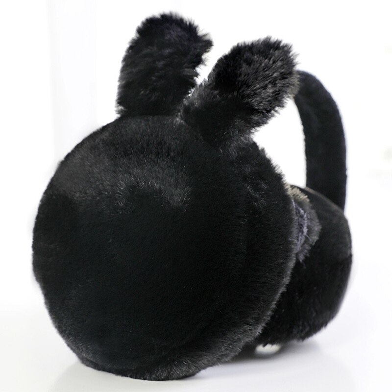 Winter Plush Ear Muffs Foldable Cartoon Women Warm Earmuffs Ear Warmer KNG88