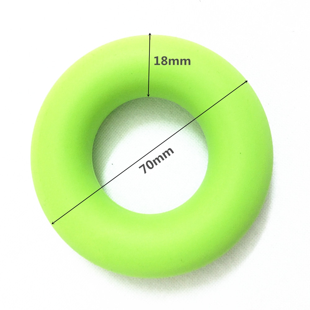 1pc Silicone Donuts Fitness Hand Expander Gripper Strengthener Forearm Wrist Finger Exerciser Trainer Stress Relief Hand Therapy