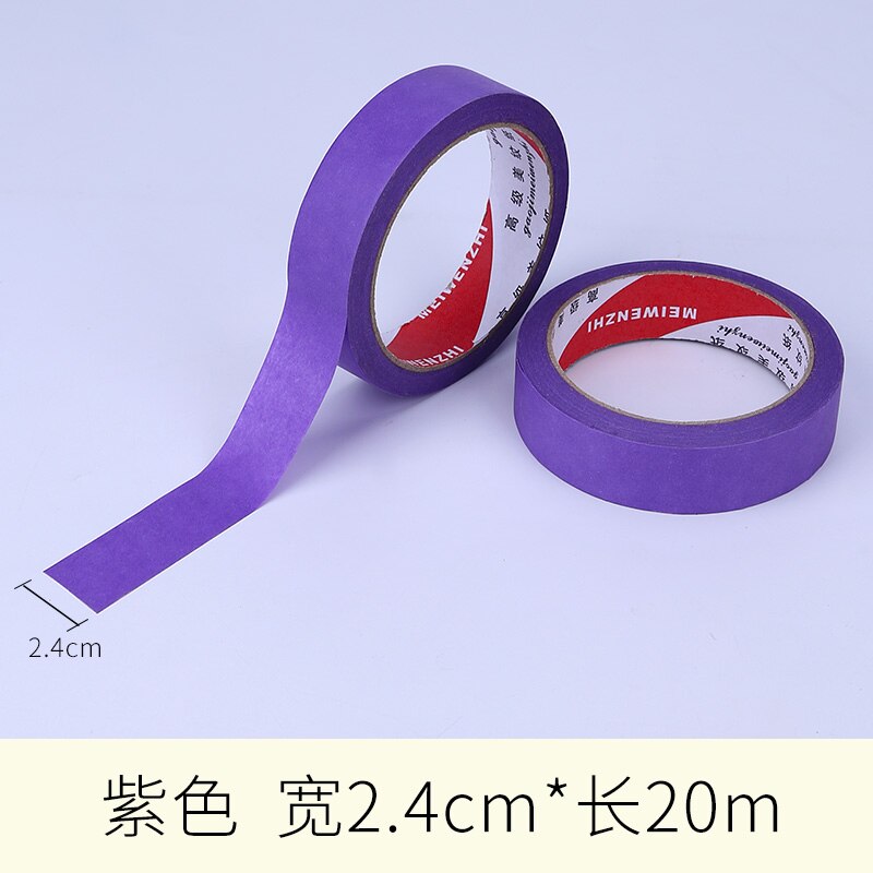 Pure Color Masking Washi Tape Adhesive Tape Stickers DIY Paper Stationery Tapes Art Materials Fasteners Office School Supplies: H