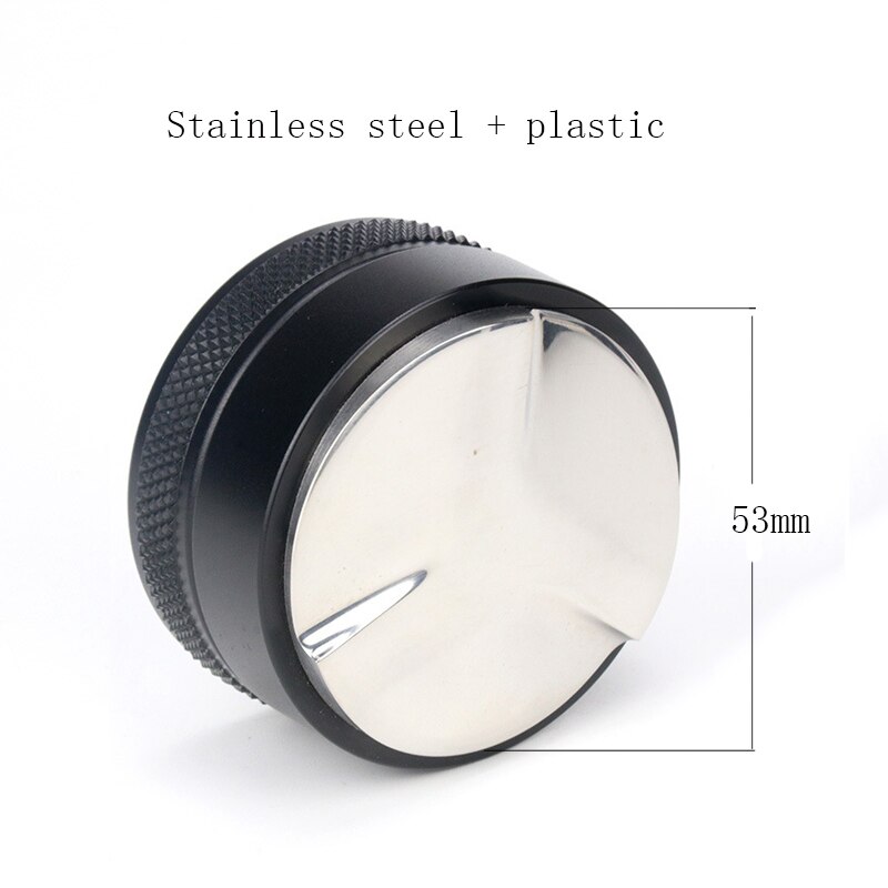 54mm Coffee Bottomless Portafilter For Breville 870/878/880 Filter Basket Replacement Espresso Machine Accessory: Black-53mm-Trefoil