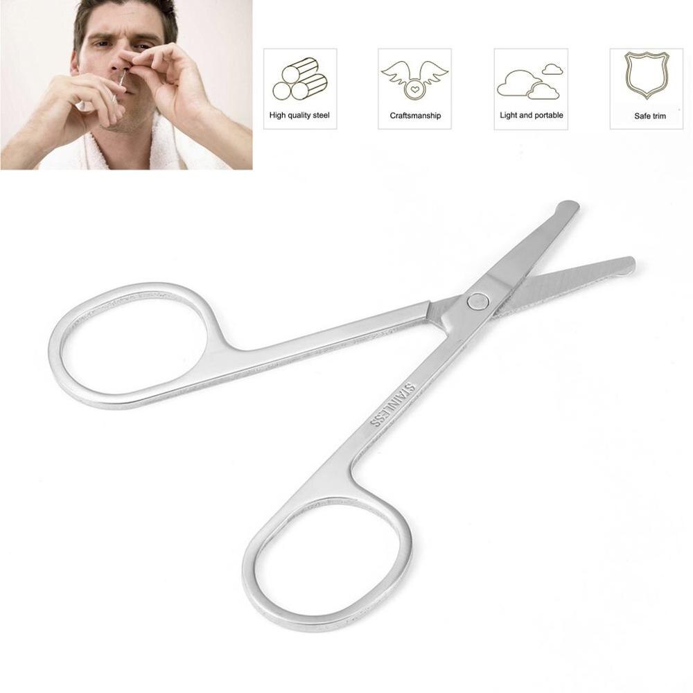 Nose Hair Scissors Stainless Steel Trimmers Remover Cut Beauty Tool Safely and Painlessly Nose Hair shaver