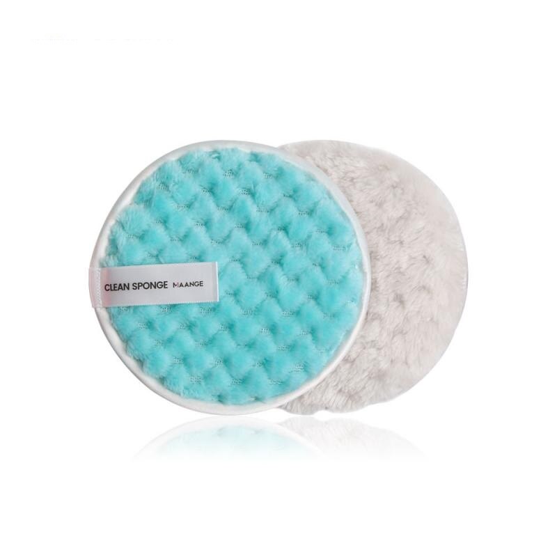 Toallitas de microfibra para maquillaje, almohadillas faciales para quitar el maquillaje, toalla limpiadora Facial, toalla reutilizable de algodón de doble capa para limpieza de uñas artísticas: 02