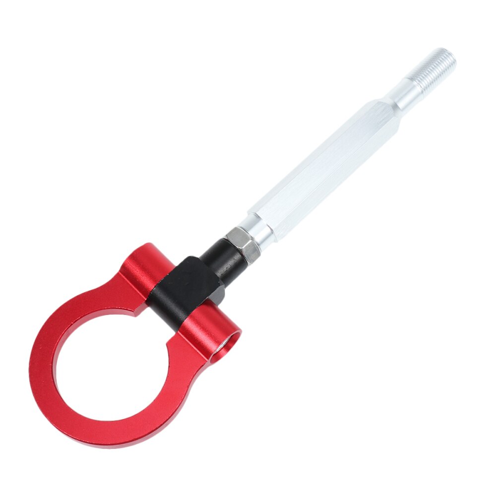 Gancho de remolque modificado para coche, gancho de remolque para parachoques delantero dedicado, de carreras, Rojo
