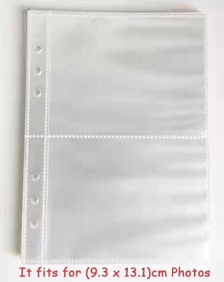 SKYSONIC, recién llegado, carpeta A5 con cremallera, libro para recoger, cubierta con purpurina, organizador, diario, cuaderno, bala, álbum de fotos transparente de PVC: Negro