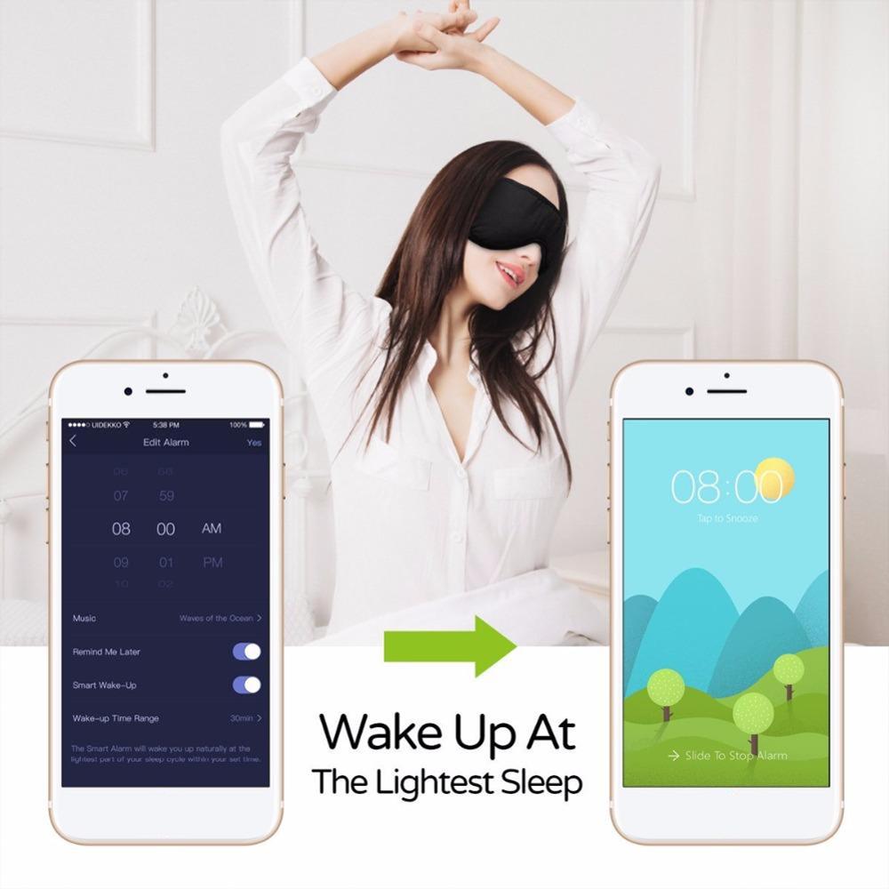 Comfortable Eye Mask Headphones Smart App Control Eye Care Tool Sleep Rest Health Care Sound Blocking Earphone