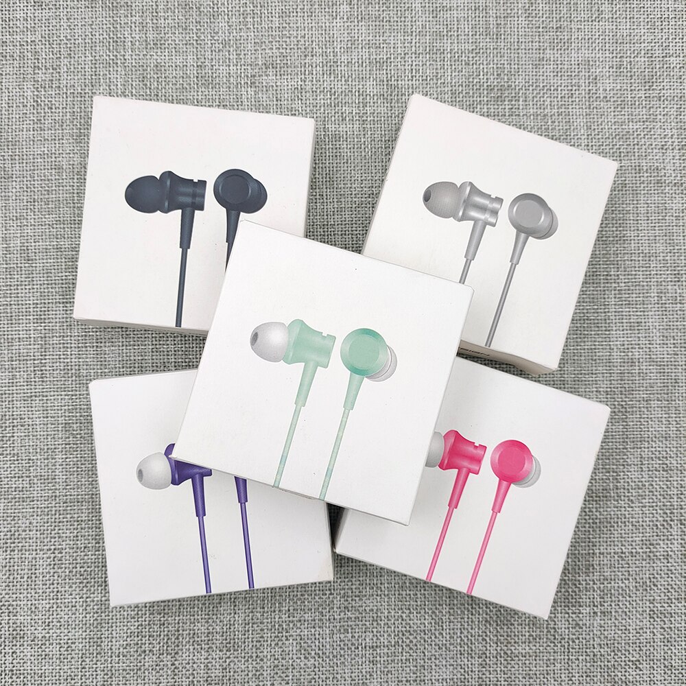 Xiaomi Piston 3 écouteurs Mi frais 3.5mm dans l'oreille écouteurs pour Mi Note 10 CC9 Pro CC9e A3 Lite Redmi Note 7 8 9 9 9s avec micro écouteurs