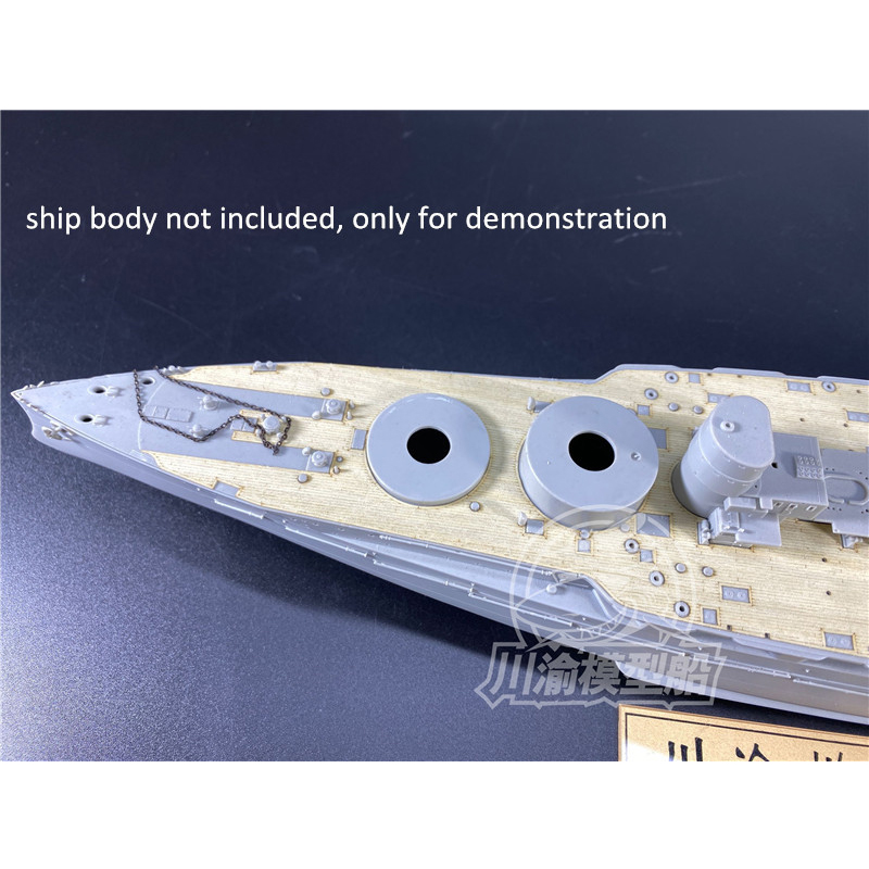 1/350 skala drewniany pokład dla Trumpeter 05364 SMS Viribus Unitis pancernik zestaw modeli do składania CY350082 montaż
