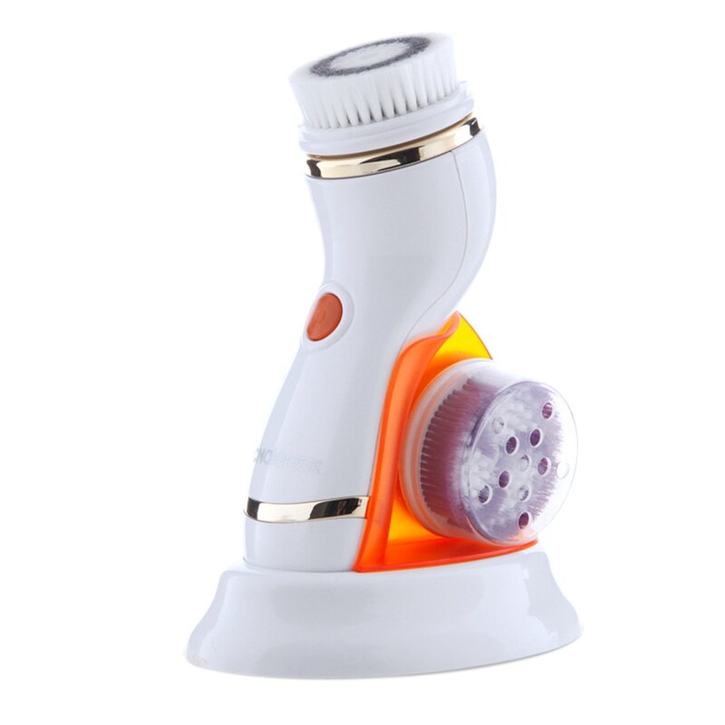 Cepillo de limpieza Facial-cepillo eléctrico rotatorio recargable para exfoliar y enmascarar
