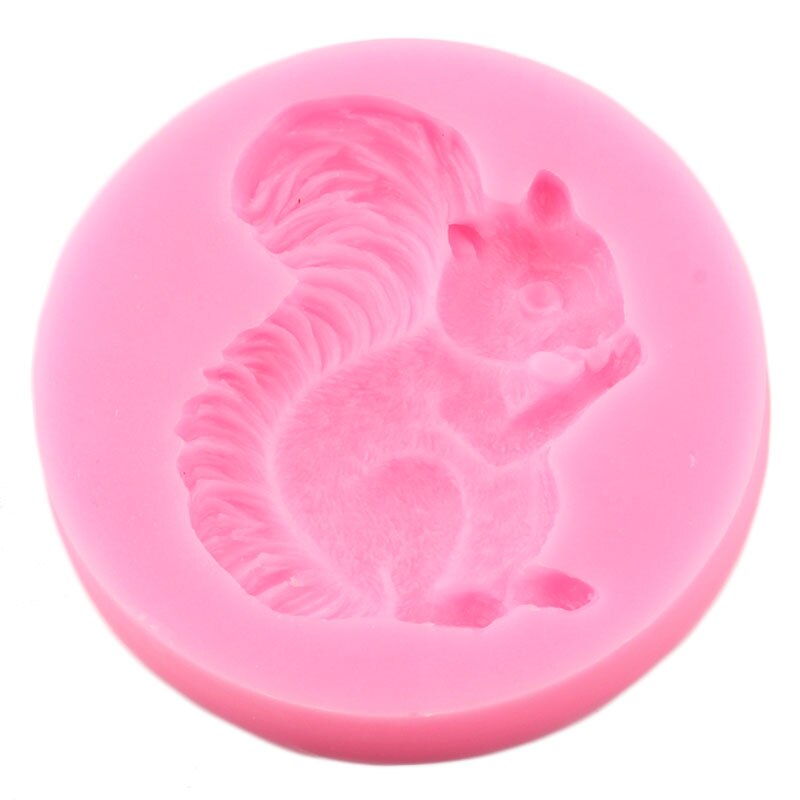 Eichhörnchen Eichel Silikon bilden Tiere Fondant Formen Cupcake Backen DIY Kuchen Dekorieren Werkzeuge Süßigkeit Tonne Schokolade Gumpaste Formen