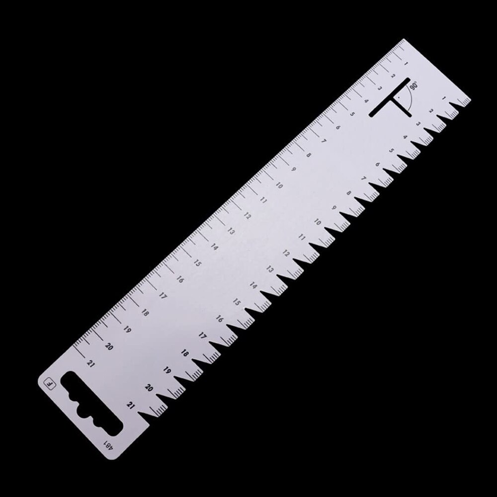 2/1Pcs Quilting Ruler DIY Sewing Patchwork Ruler Plastic Thickness Ruler Measure Gauge for Sewing Clothing Quilter Gauge Tools