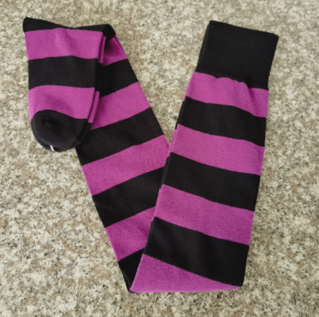 Dames Meisjes Overknee Lange Streep Dij Hoge Gestreepte Katoenen Sokken 22 Kleuren Zoet Schattig Plus Size Overknee Sokken