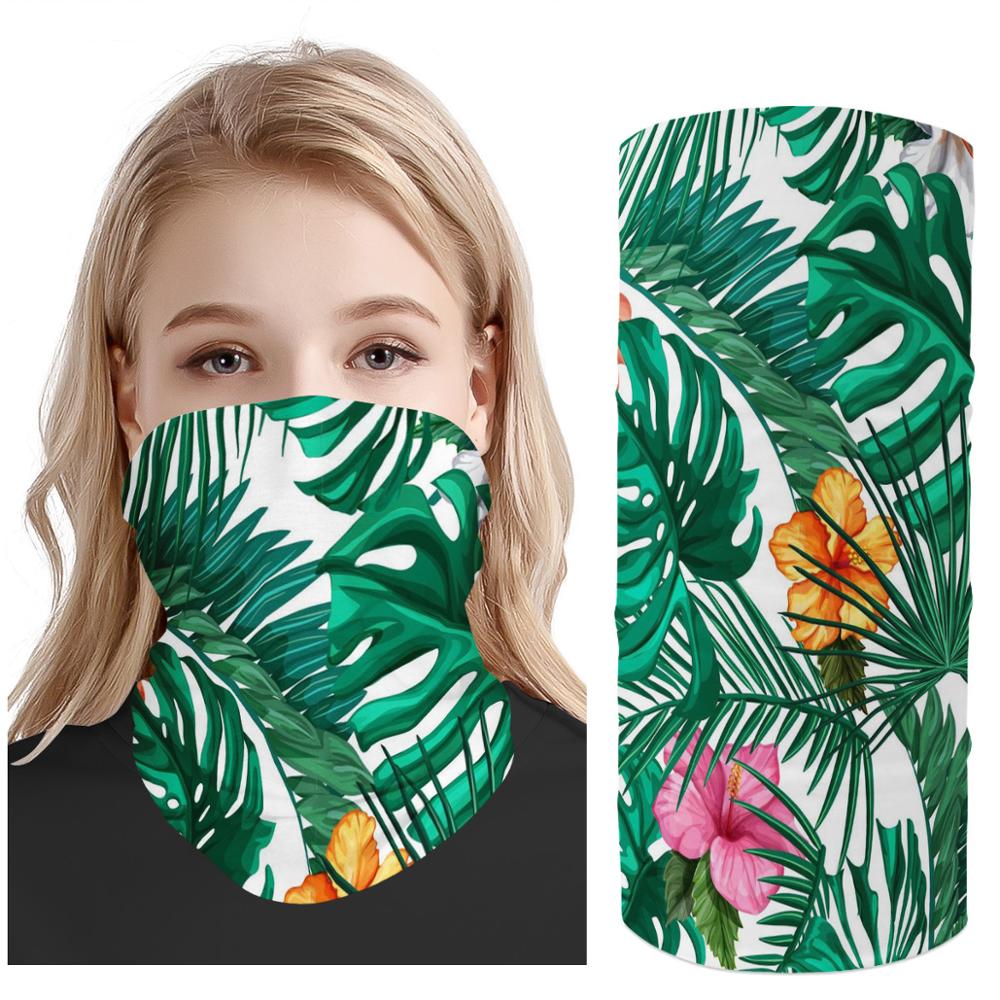 Polynesië Traditionele Beschermende Hoofd Sjaal Vrouwen Uv Bescherming Magic Gezicht Cover Sjaal Stof Wind Bandana Bivakmuts: tj10z28
