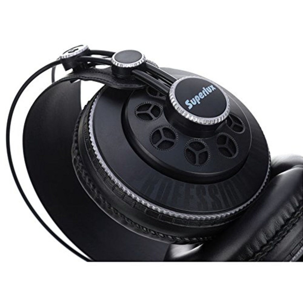 Superlux  hd681b 3.5mm jack langallinen superbasso dynaamiset kuulokkeet melua vaimentavat kuulokkeet säädettävällä sankakaapelistudiolla