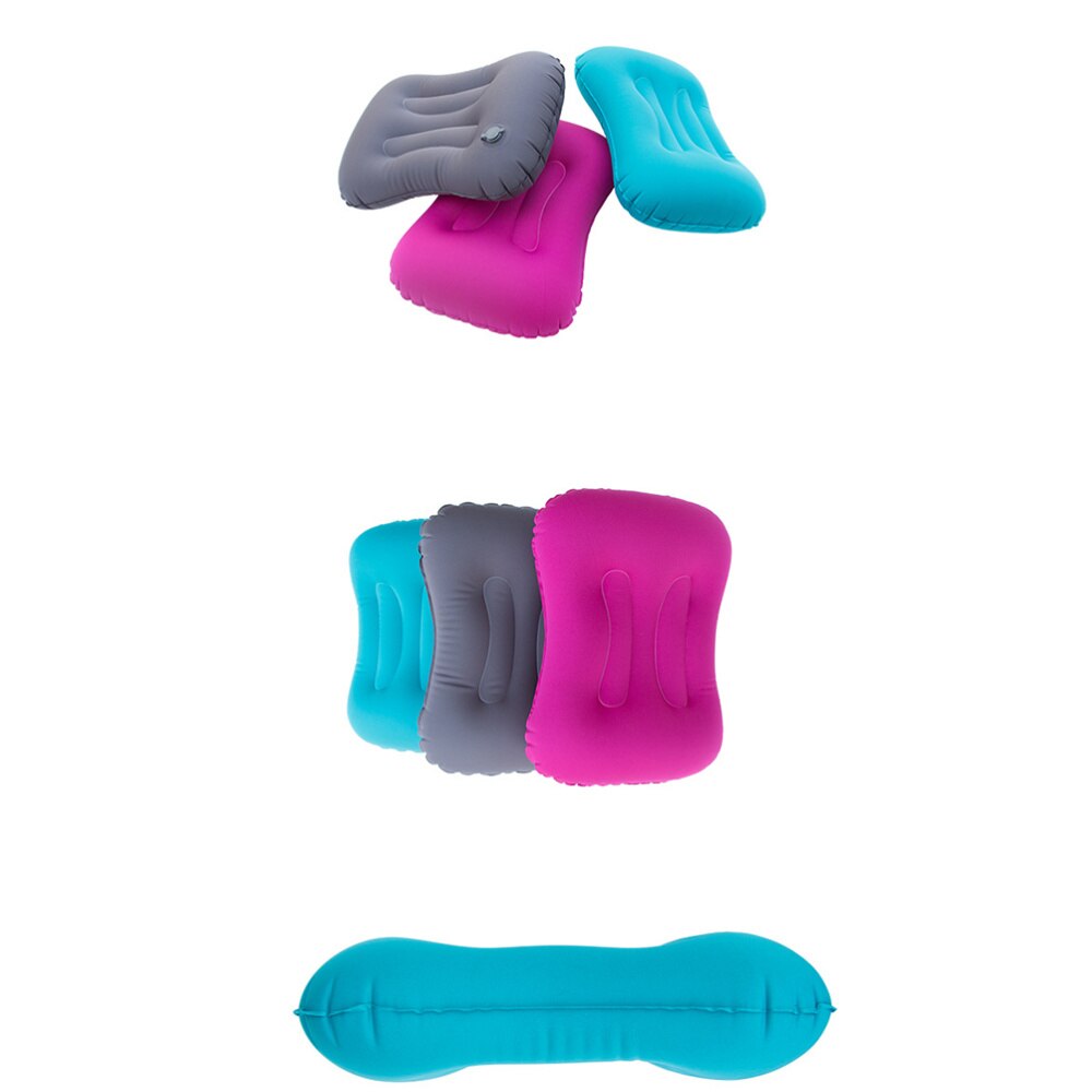 Inflatable Camping Pillow Ultralight Inflatable Travel Pillow Compressible Compact Comfortable Ergonomic Air Pillow for Outdoor