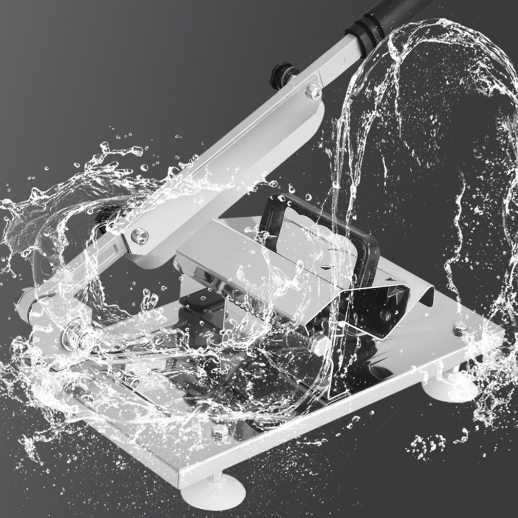 Hushåll manuell lamm nötkött skivare fryst kött skärmaskin vegetabiliska fårkött rullar fräs kött skivare