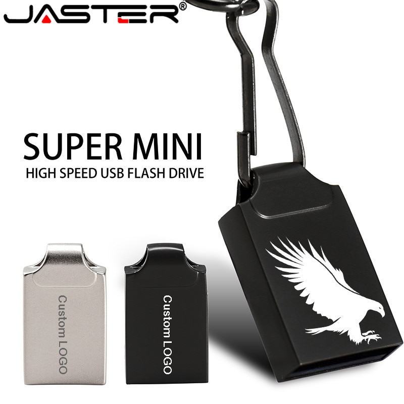 Jaster super mini flicka 3 metalen usb-stick 64gb pendrive usb-flashdrive 32gb 16gb 8gb waterdichte pendrive flashdisk