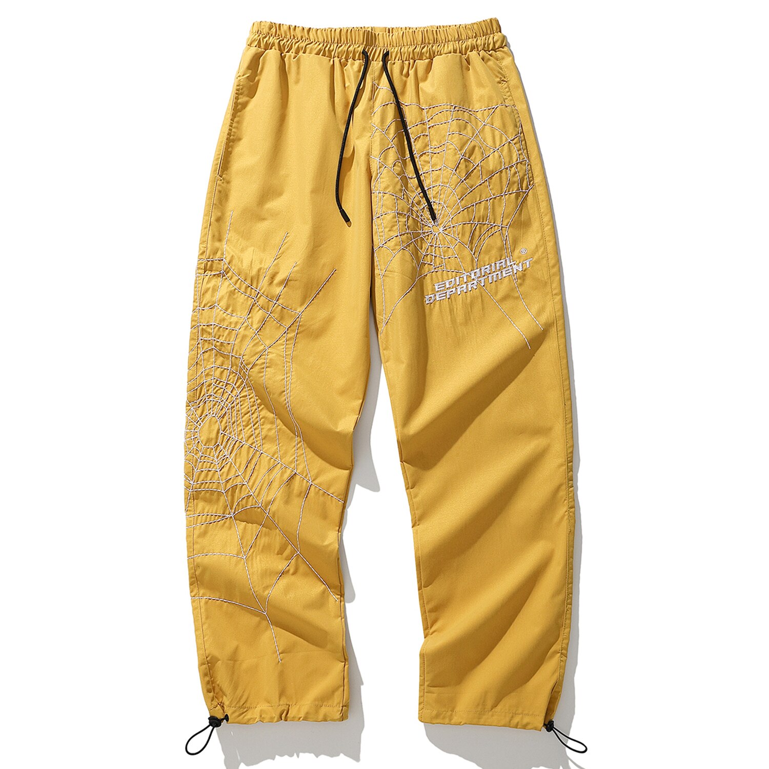 Spider Web Printing Trousers Men Harajuku Casual Hip Hop Jogging Harlan Trousers Street Clothing