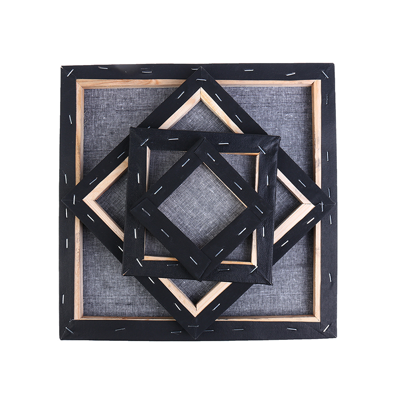 Blank Square Artist Canvas For Oil Painting Wooden Board Frame For Primed Oil Acrylic Paint 1pc