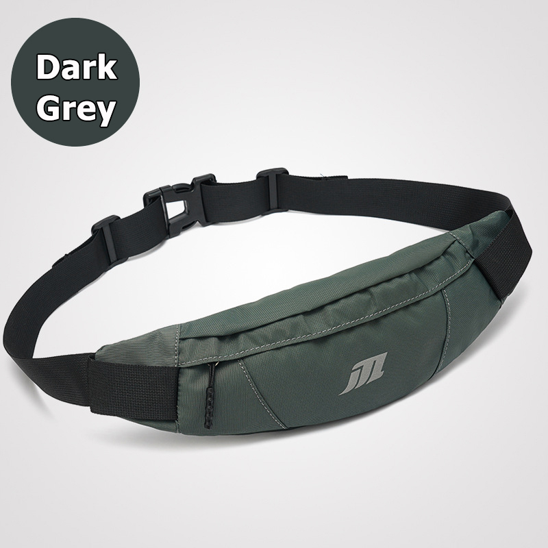 Taille hardlooptassen Dames Heren Sport Fitness Waterdichte heuptas voor mobiele telefoonhouder Jogging Trainingstas Crossbodytassen: grijze kleur