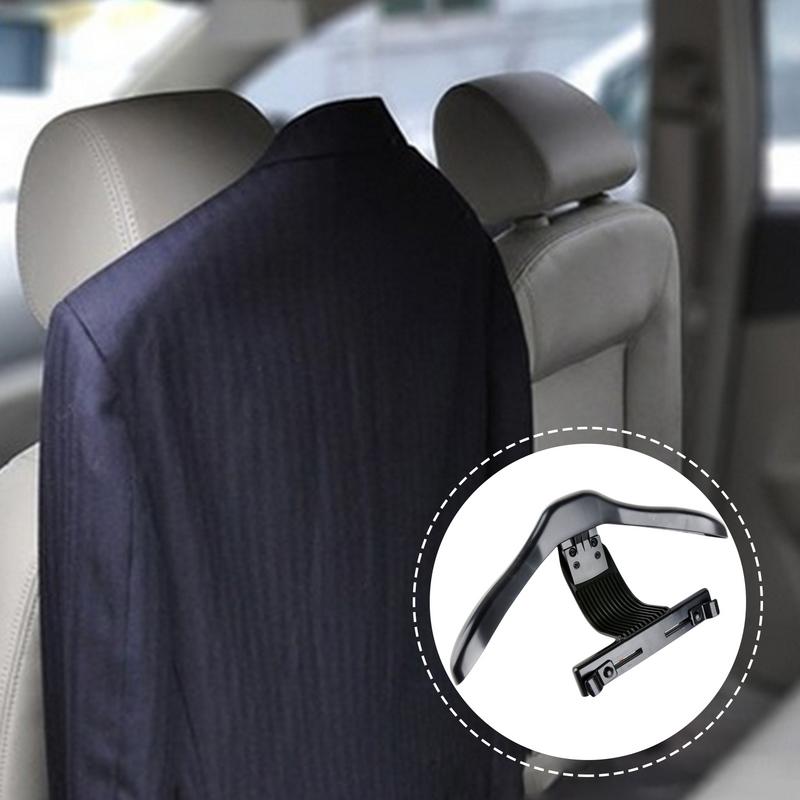 Perchero Universal extraíble para coche, gancho de tela, accesorios interiores, piezas, percha de ropa para automóvil, chaquetas, trajes, soporte, estante de 21x45cm