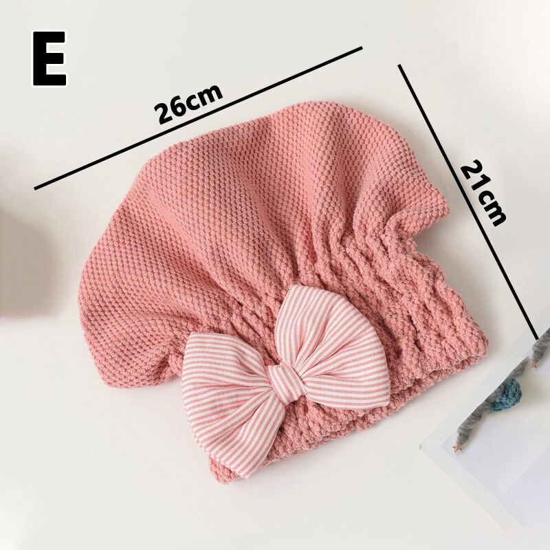 Microvezel Quick Haardrooginrichtingen Bad Spa Strik Wrap Handdoek Hat Cap Voor Bad Badkamer Accessoires: Blauw